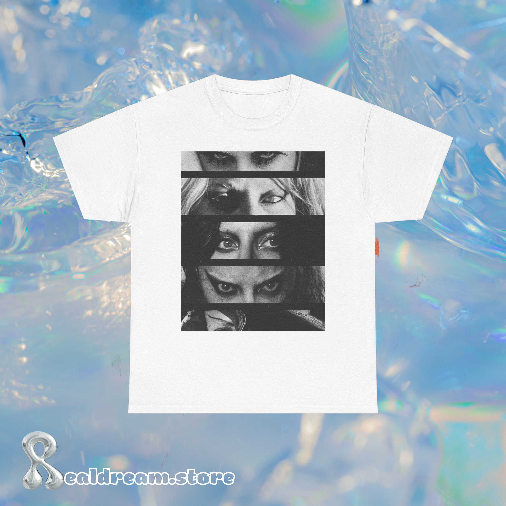 Mayhem Unisex Heavy Cotton Tee With Striking Eye Design Cool Graphic Shirt